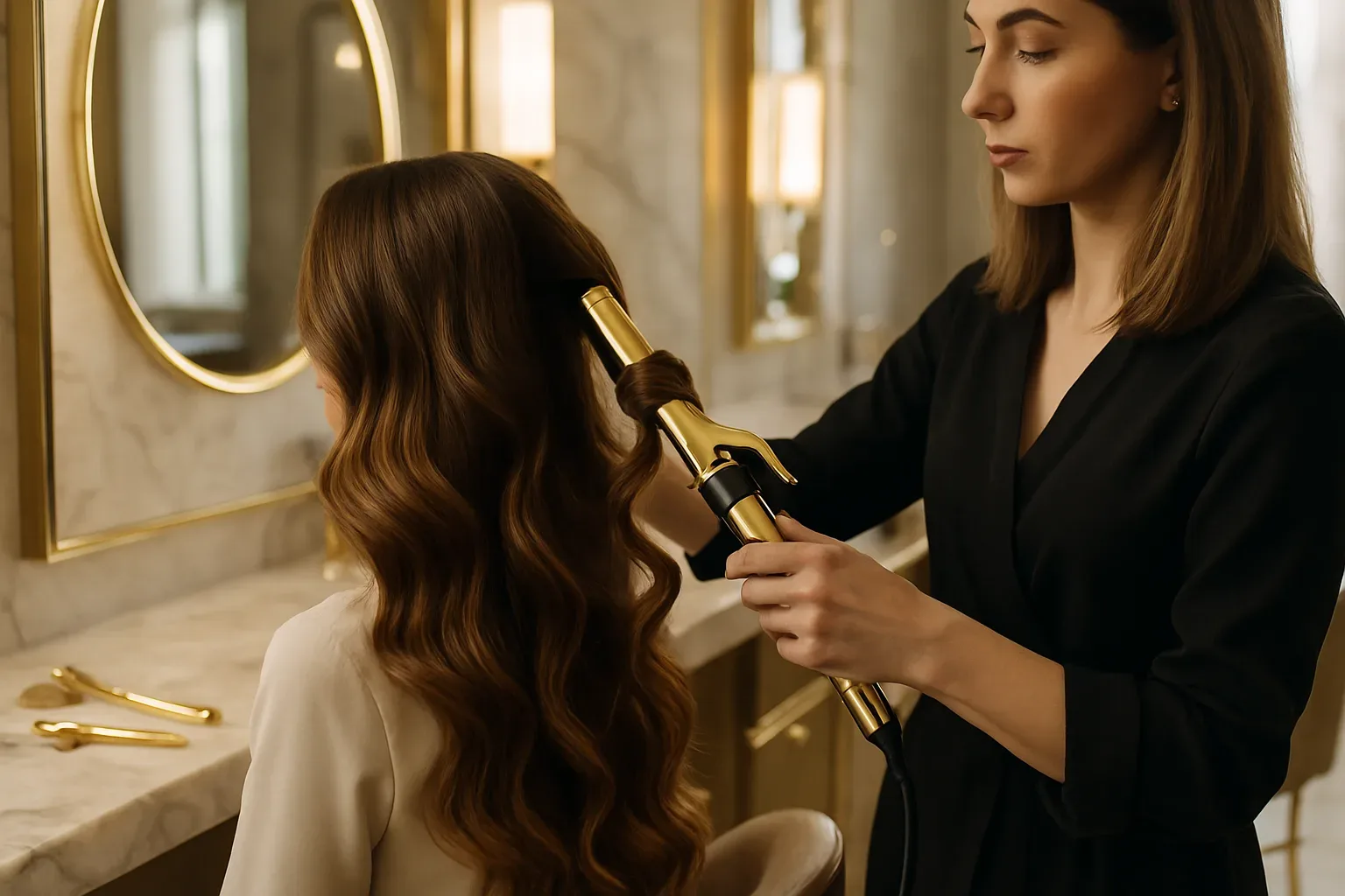 Стрижка и окрашивание волос